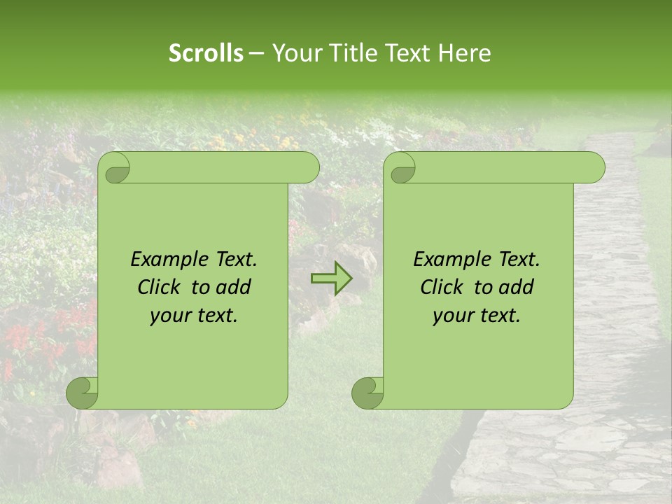 Day Landscape Freshness PowerPoint Template