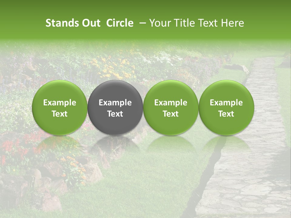 Day Landscape Freshness PowerPoint Template