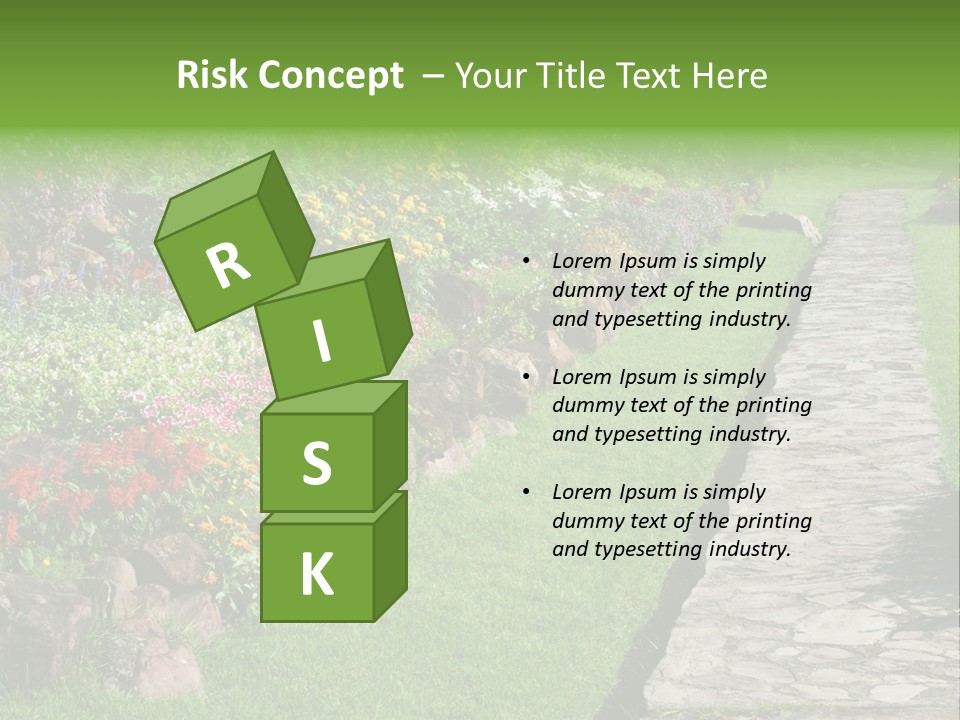 Day Landscape Freshness PowerPoint Template