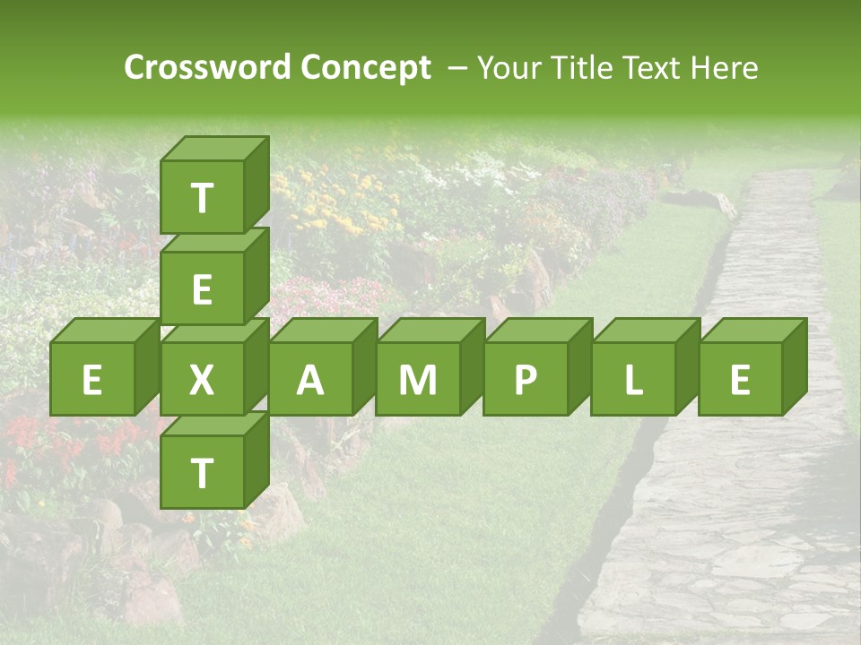 Day Landscape Freshness PowerPoint Template