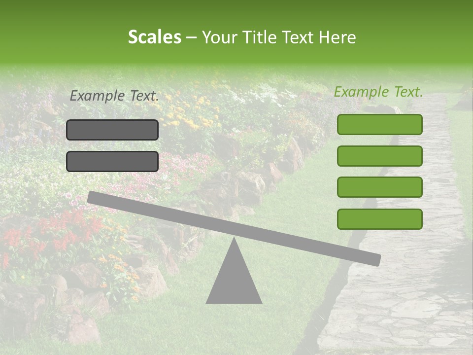Day Landscape Freshness PowerPoint Template