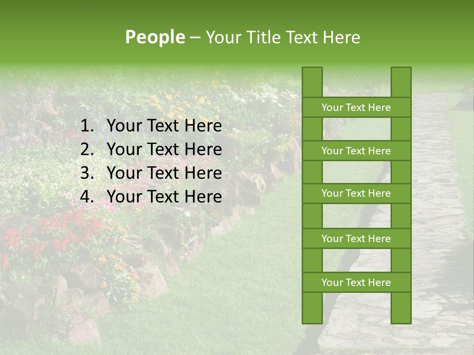 Day Landscape Freshness PowerPoint Template