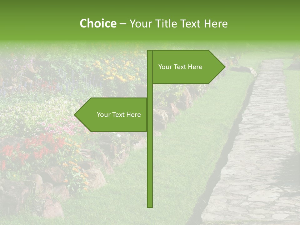 Day Landscape Freshness PowerPoint Template