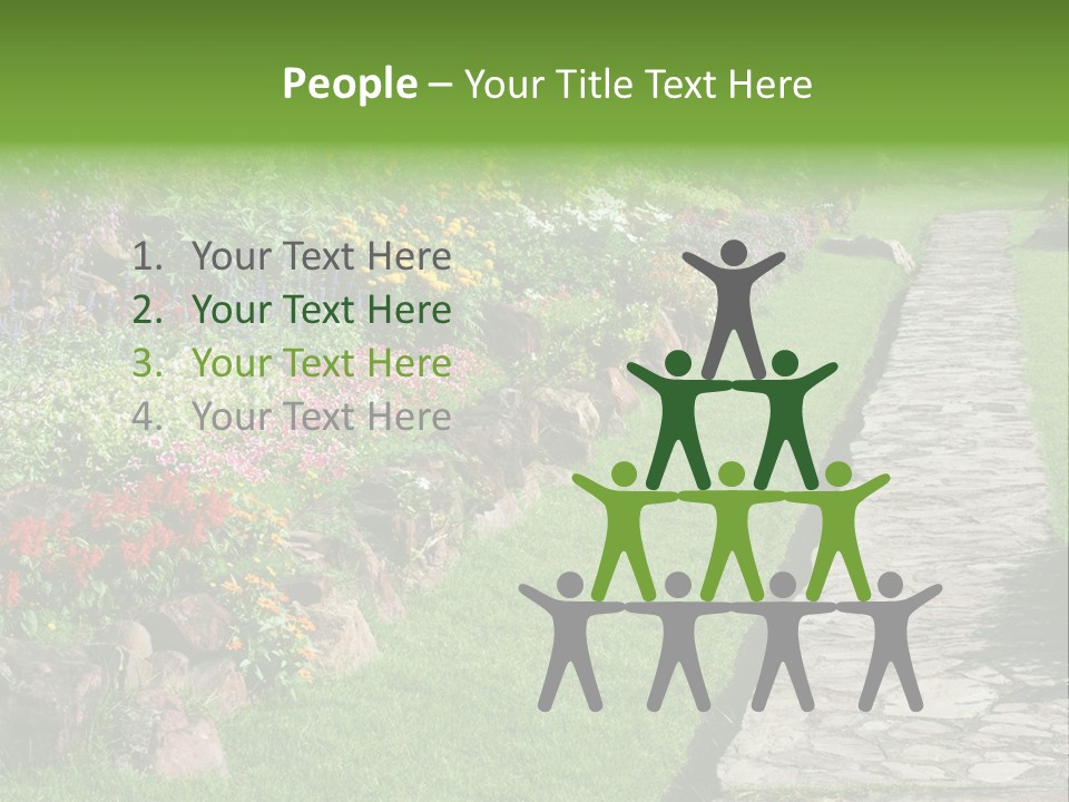 Day Landscape Freshness PowerPoint Template