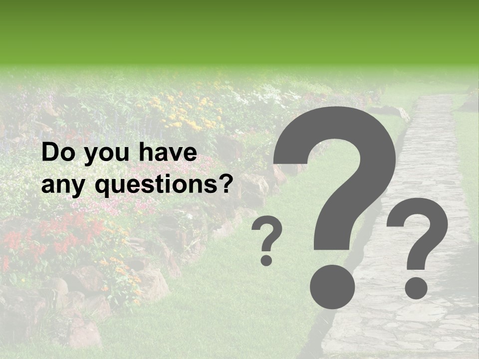 Day Landscape Freshness PowerPoint Template