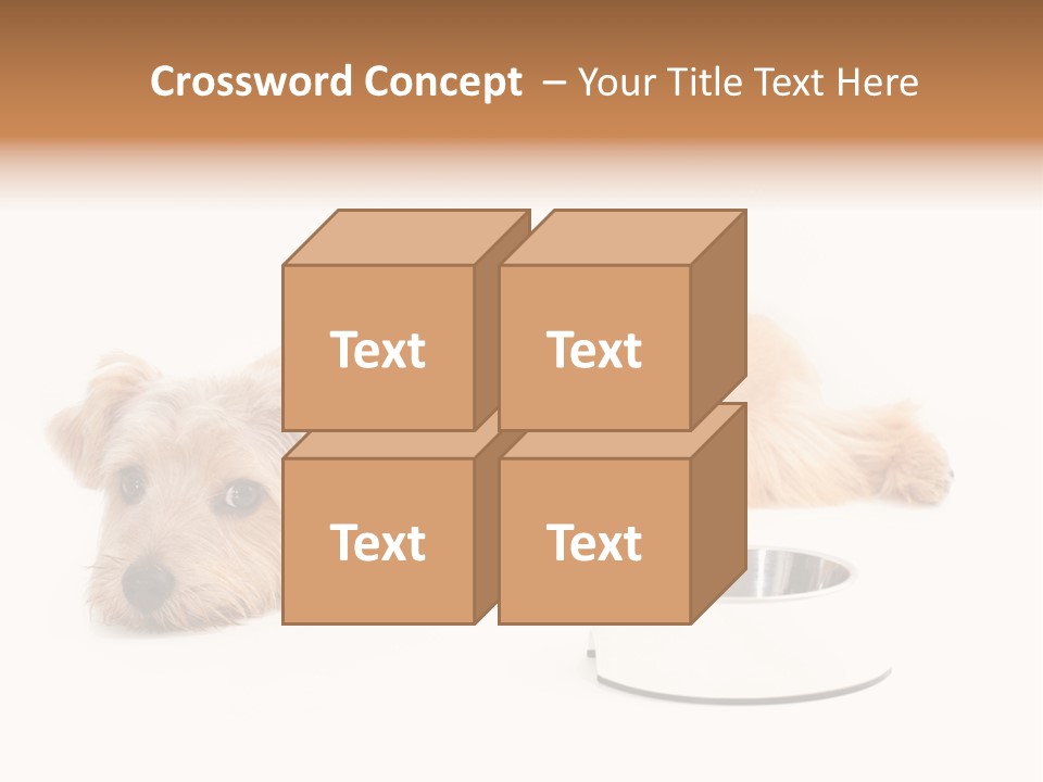 Pet Dish Tongue PowerPoint Template