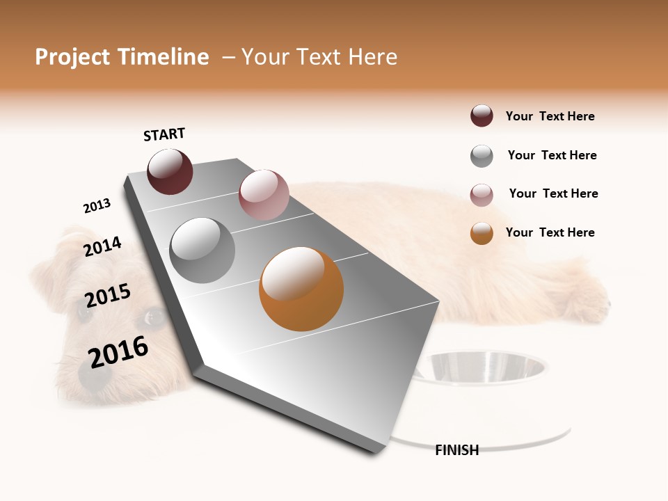 Pet Dish Tongue PowerPoint Template