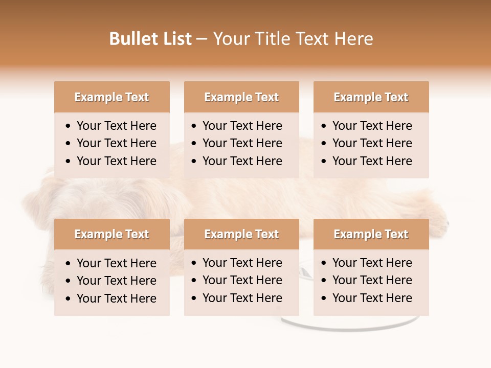 Pet Dish Tongue PowerPoint Template