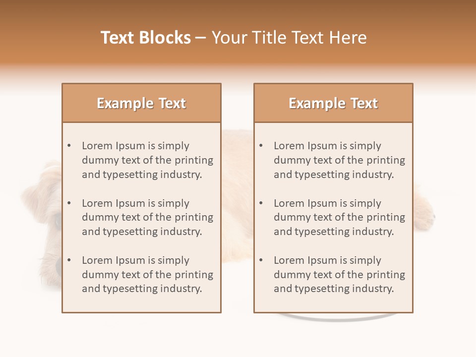 Pet Dish Tongue PowerPoint Template