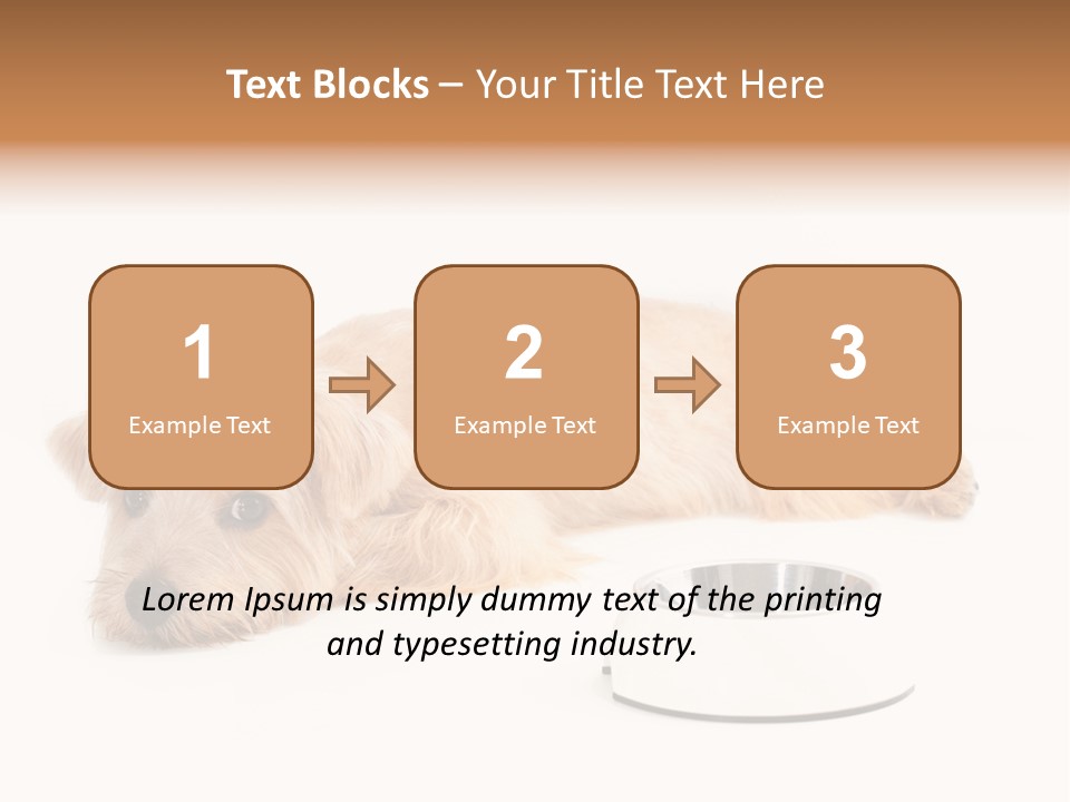 Pet Dish Tongue PowerPoint Template