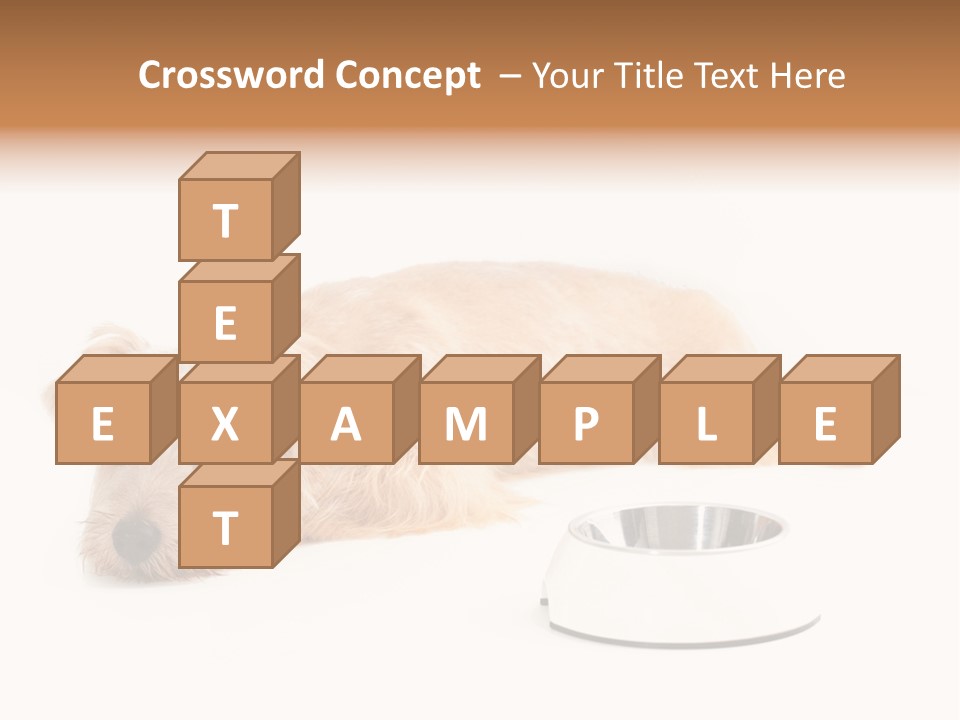 Pet Dish Tongue PowerPoint Template