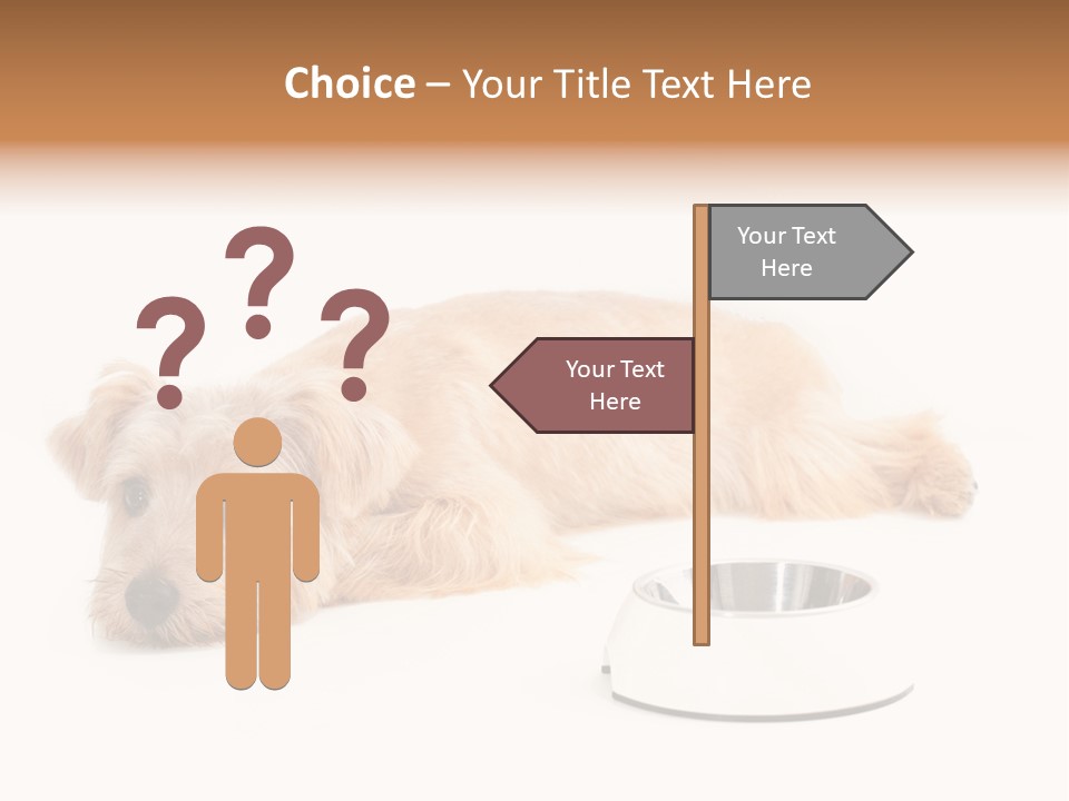 Pet Dish Tongue PowerPoint Template