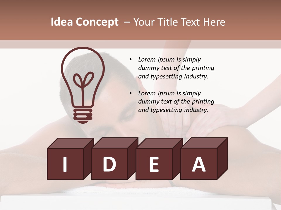 Health Joy White PowerPoint Template