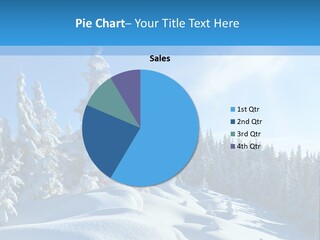 Mountain Freeze Shadow PowerPoint Template