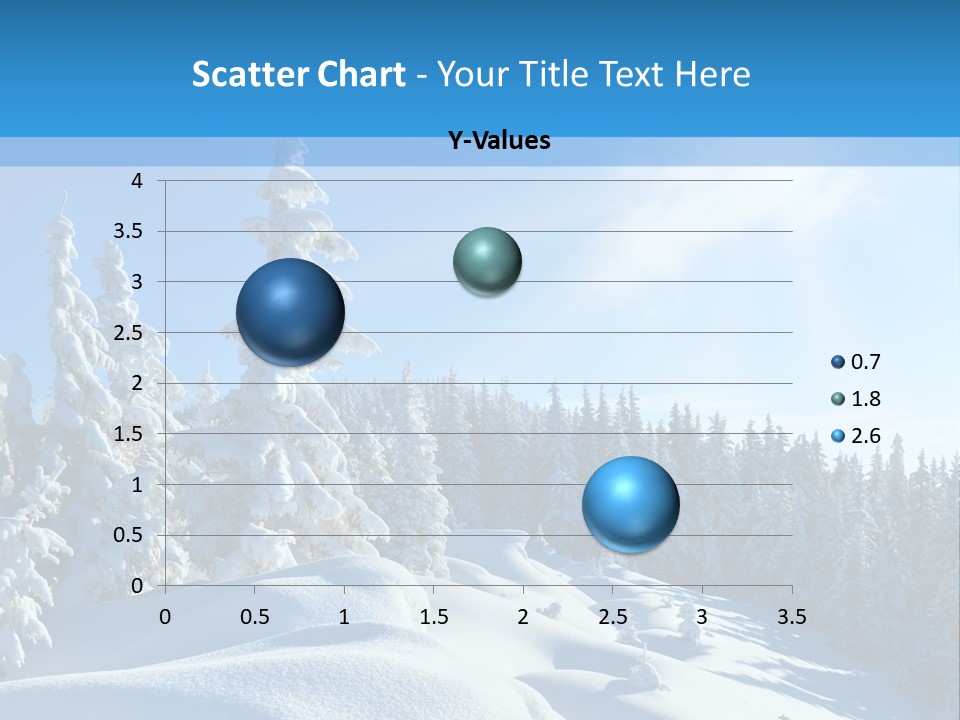 Mountain Freeze Shadow PowerPoint Template