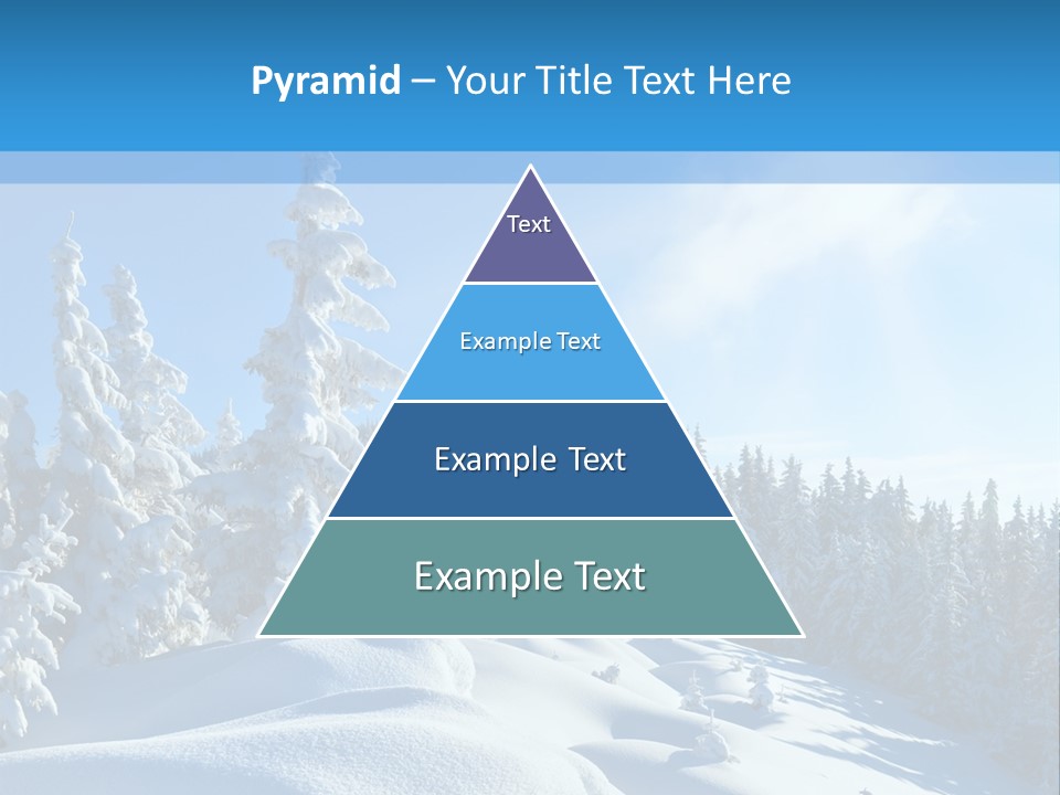 Mountain Freeze Shadow PowerPoint Template