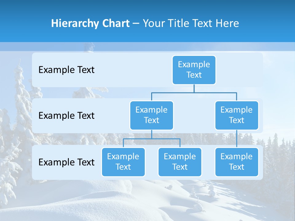 Mountain Freeze Shadow PowerPoint Template