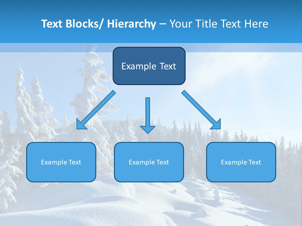 Mountain Freeze Shadow PowerPoint Template
