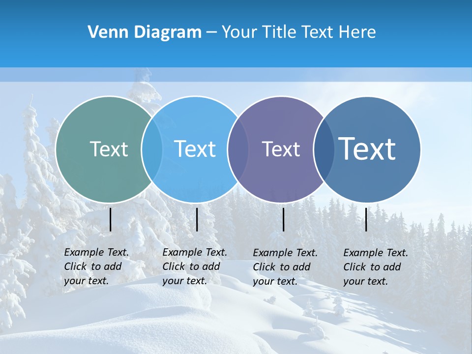 Mountain Freeze Shadow PowerPoint Template