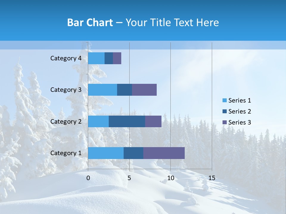 Mountain Freeze Shadow PowerPoint Template