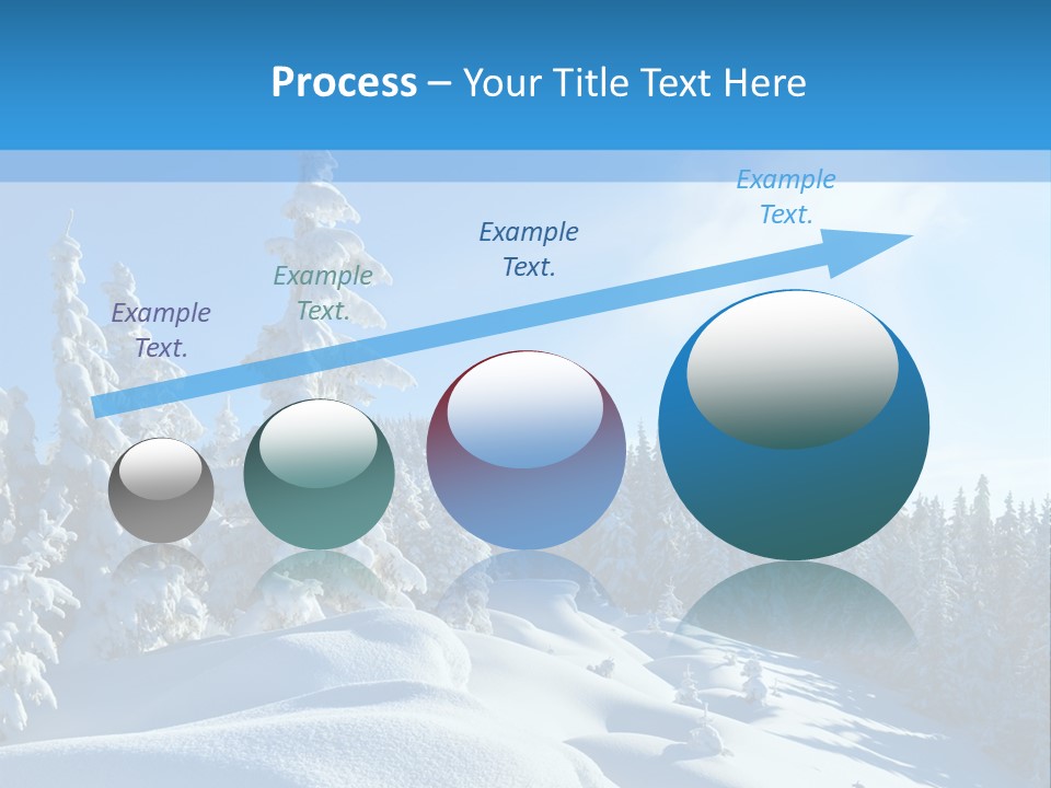 Mountain Freeze Shadow PowerPoint Template