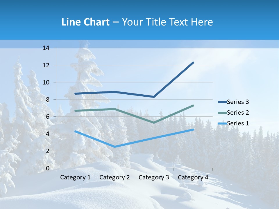 Mountain Freeze Shadow PowerPoint Template