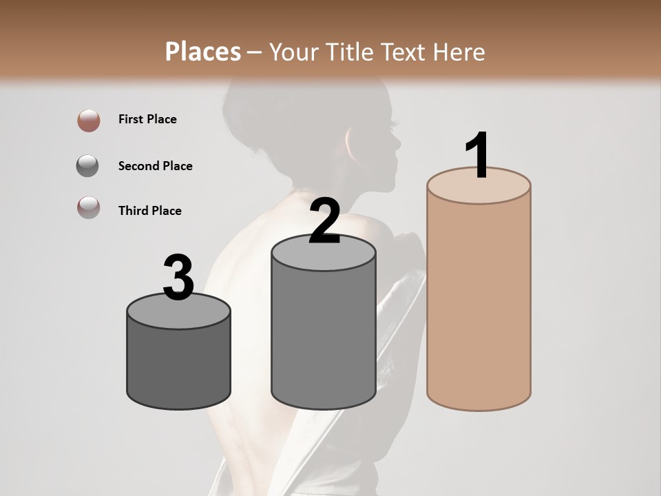 Romantic Skin Dress PowerPoint Template