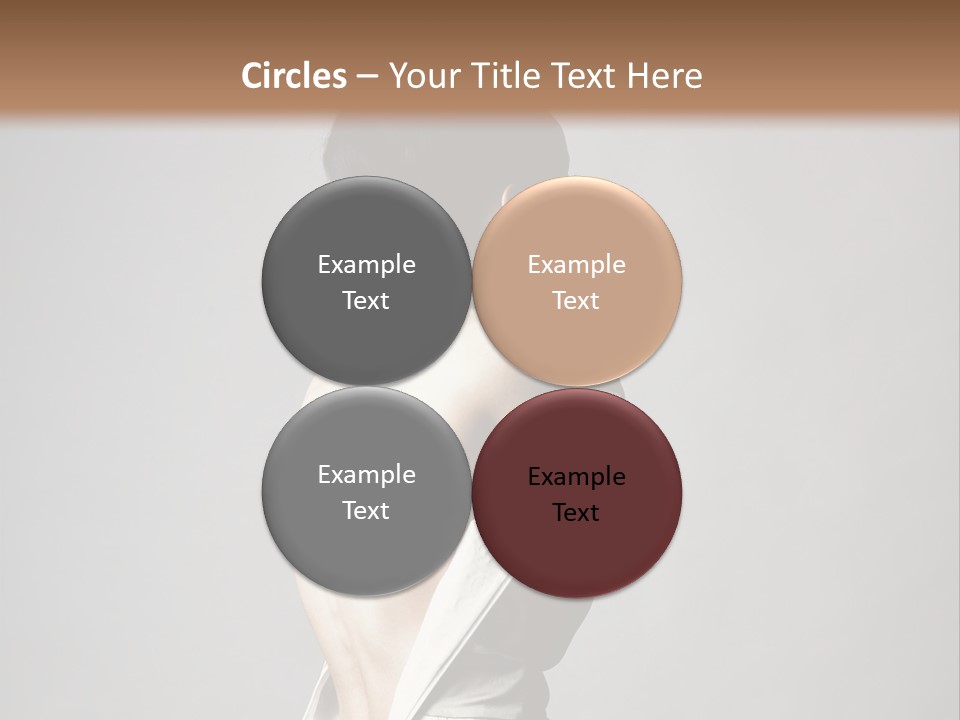 Romantic Skin Dress PowerPoint Template