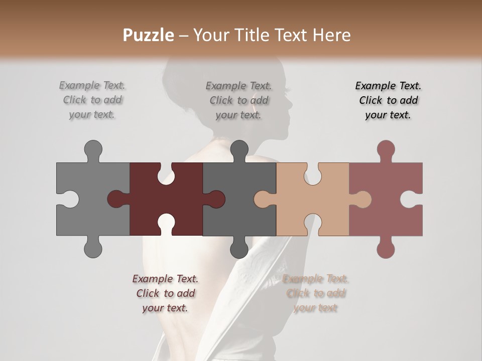 Romantic Skin Dress PowerPoint Template