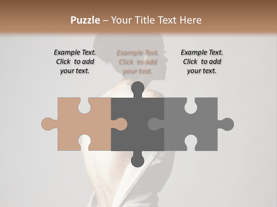 Romantic Skin Dress PowerPoint Template