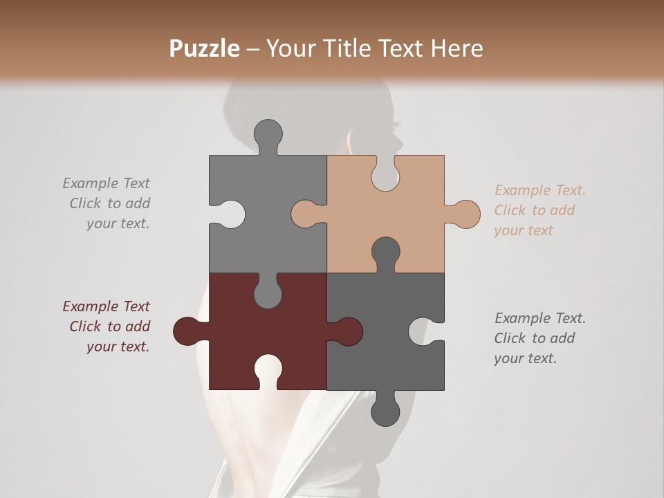 Romantic Skin Dress PowerPoint Template