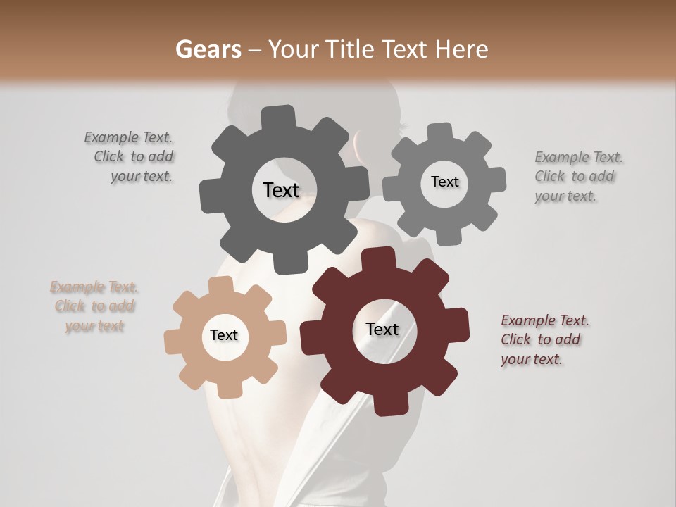 Romantic Skin Dress PowerPoint Template