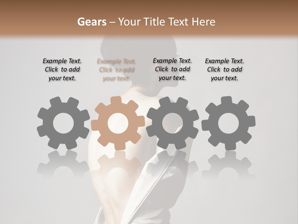 Romantic Skin Dress PowerPoint Template