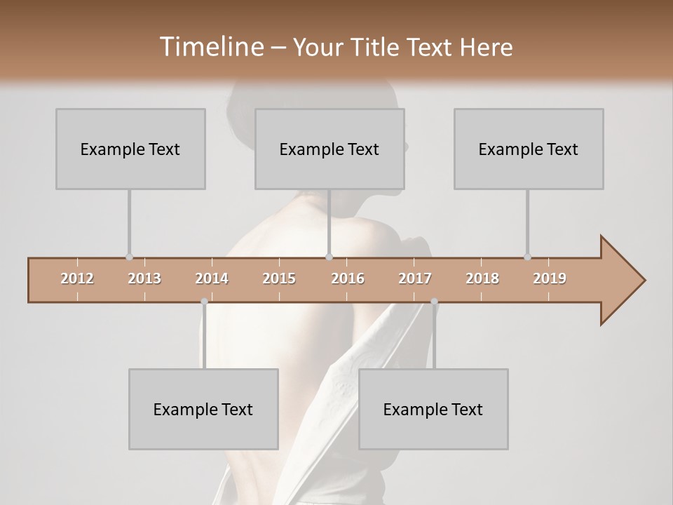 Romantic Skin Dress PowerPoint Template