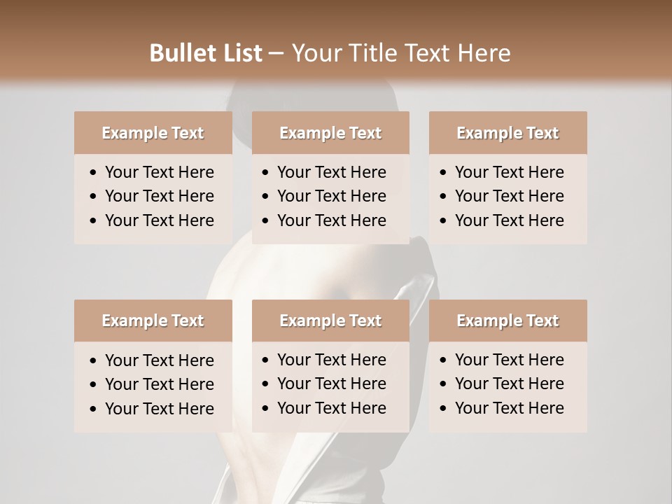 Romantic Skin Dress PowerPoint Template