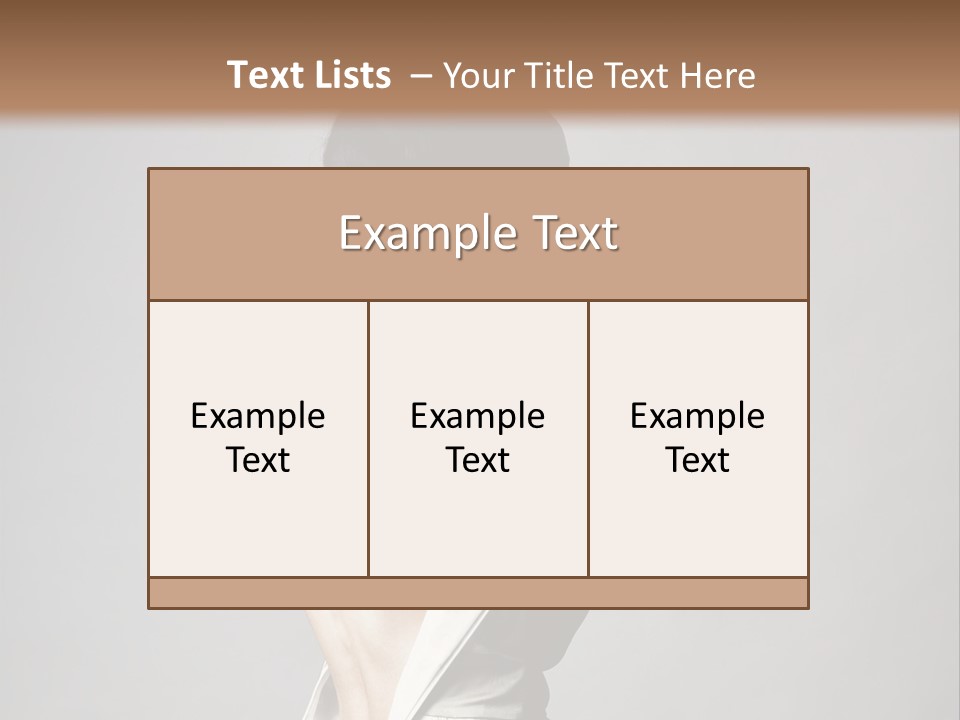 Romantic Skin Dress PowerPoint Template