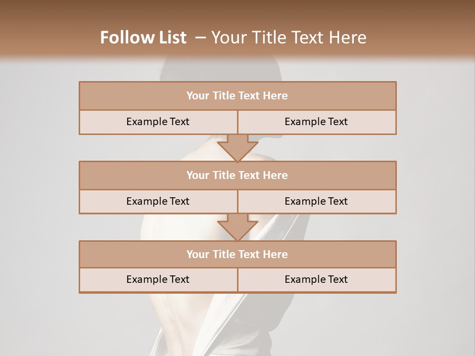 Romantic Skin Dress PowerPoint Template