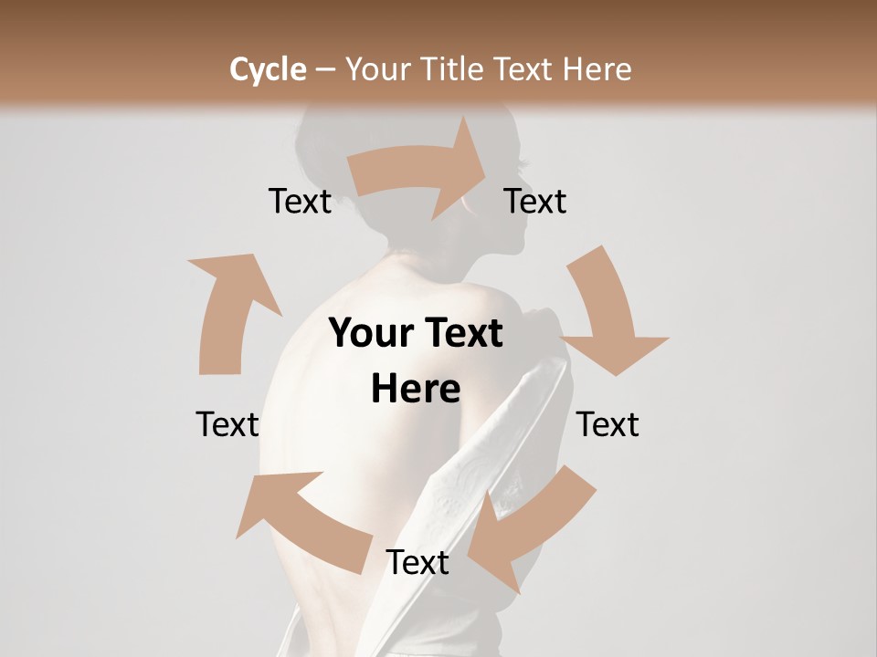 Romantic Skin Dress PowerPoint Template