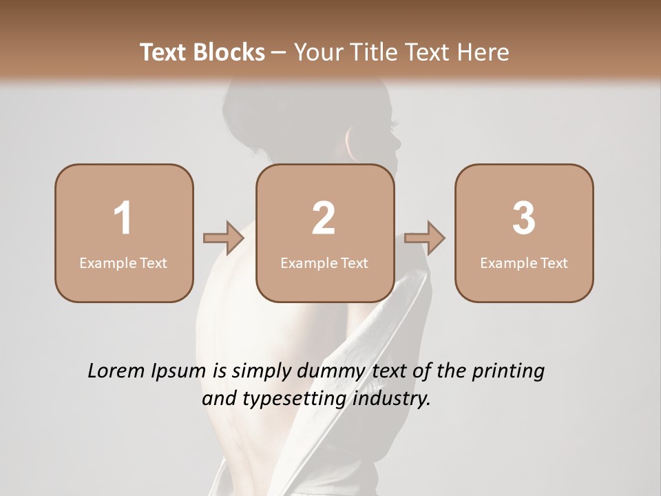 Romantic Skin Dress PowerPoint Template