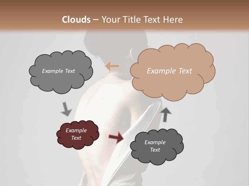 Romantic Skin Dress PowerPoint Template
