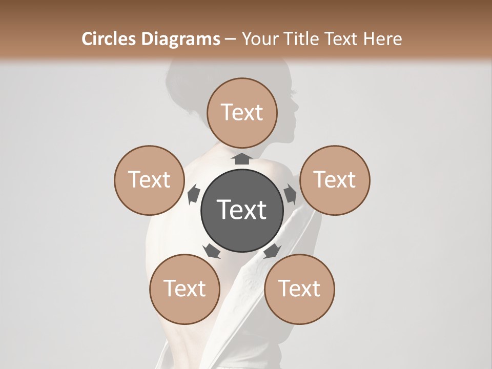 Romantic Skin Dress PowerPoint Template