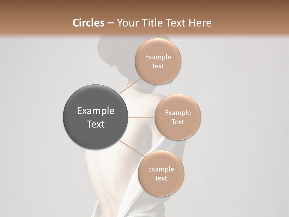 Romantic Skin Dress PowerPoint Template