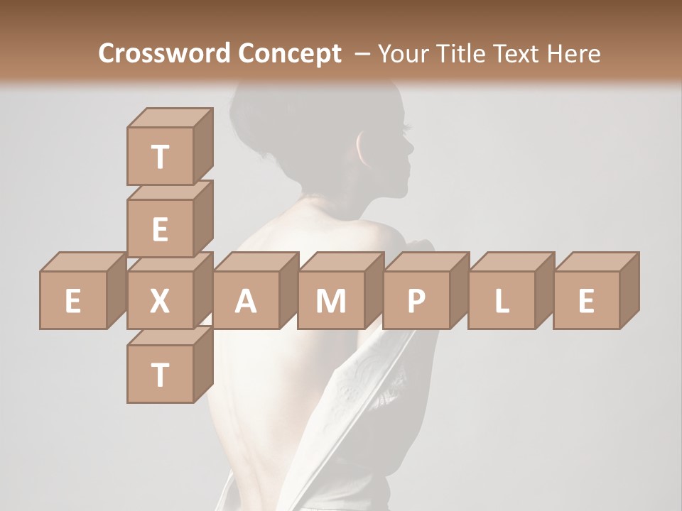 Romantic Skin Dress PowerPoint Template