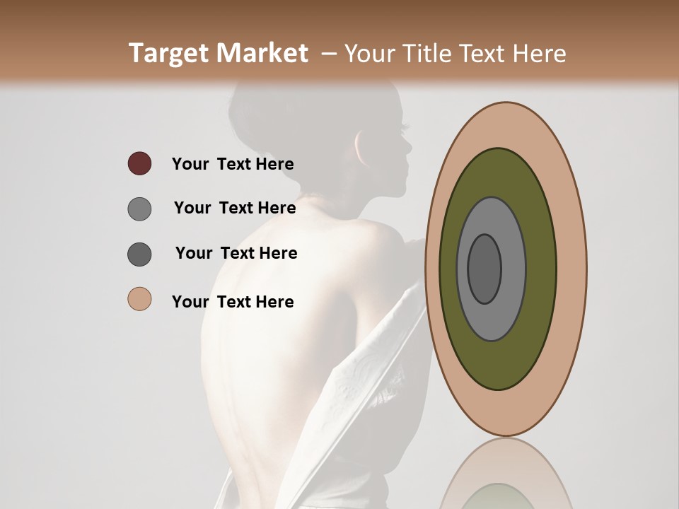 Romantic Skin Dress PowerPoint Template