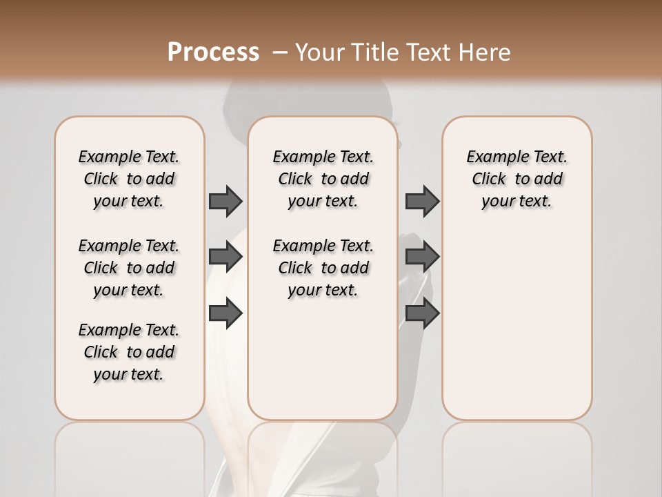 Romantic Skin Dress PowerPoint Template