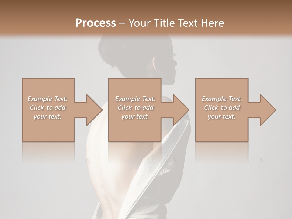 Romantic Skin Dress PowerPoint Template