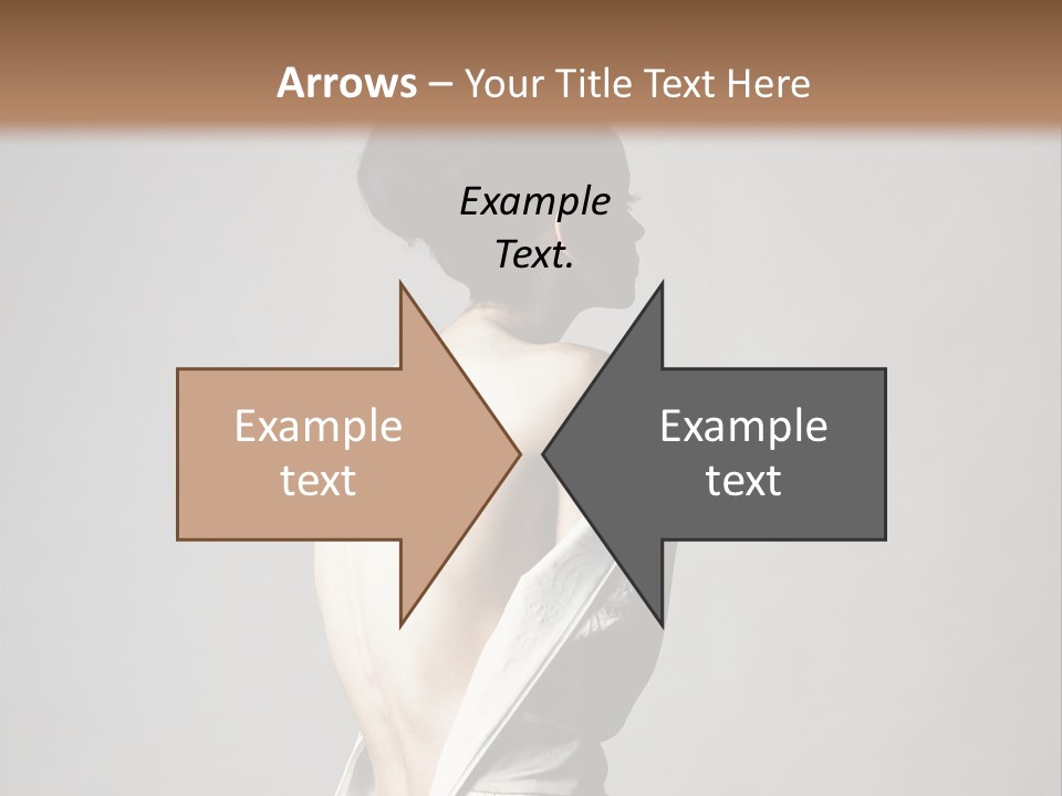 Romantic Skin Dress PowerPoint Template