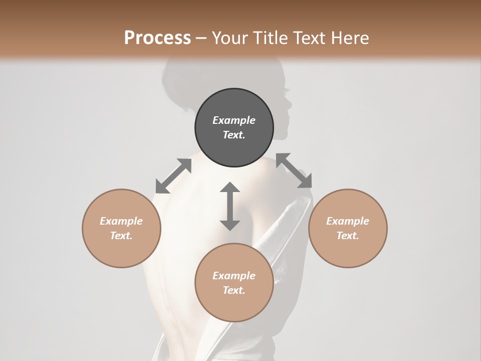 Romantic Skin Dress PowerPoint Template