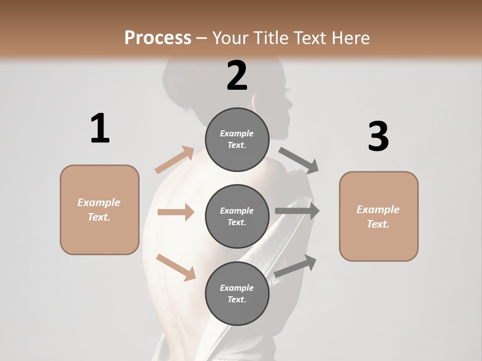 Romantic Skin Dress PowerPoint Template