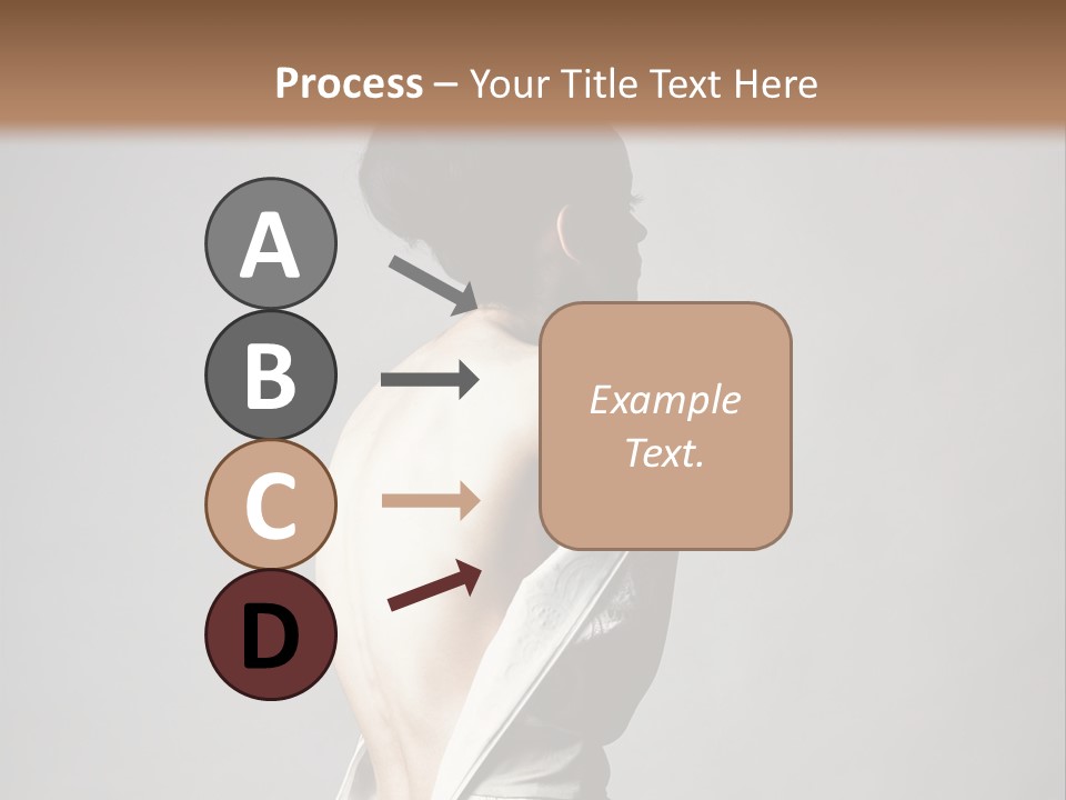 Romantic Skin Dress PowerPoint Template